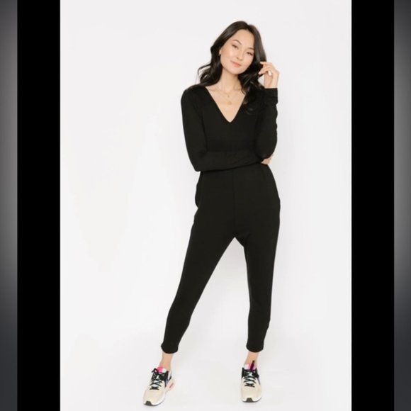 Smash + Tess The Friday Romper in Midnight - Picture 1 of 6